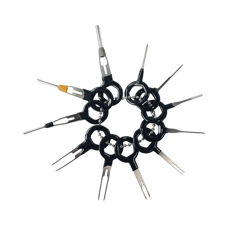 29 in 1 Car Plug Circuit Board Wire Harness Terminal Extraction Pick Connector Crimp Pin Back Nee...