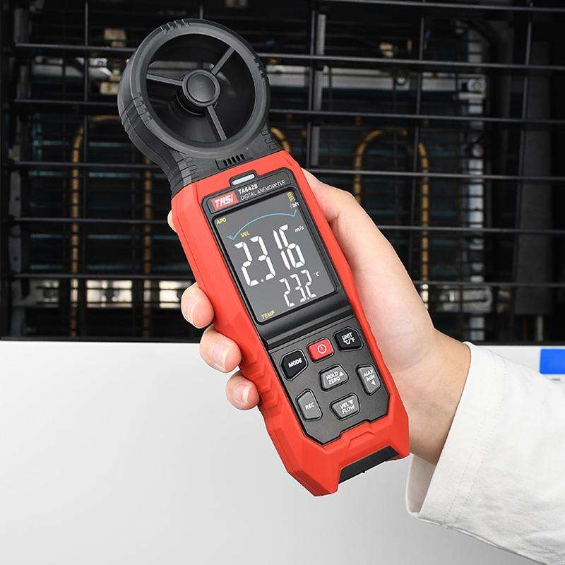 TASI TA642A Portable Digital Wind Speed Meter Air Volume Tester