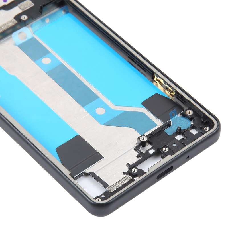For Sony Xperia 10 IV Original Middle Frame Bezel Plate (Black)