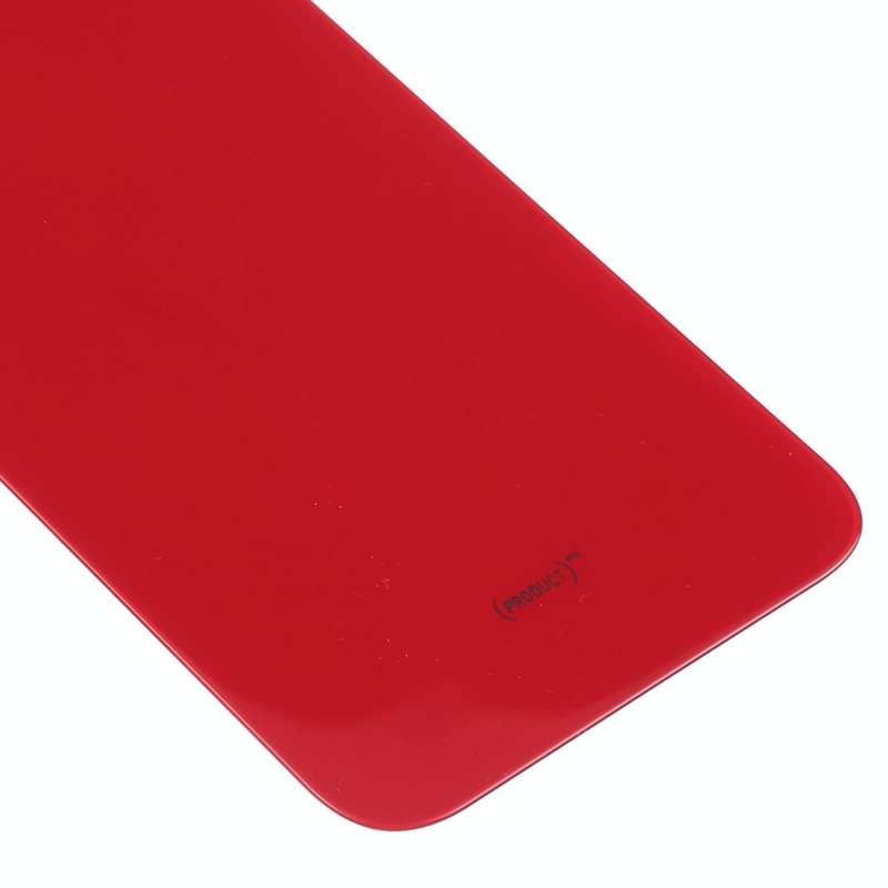 Easy Replacement Big Camera Hole Glass Back Battery Cover for iPhone 13(Red)