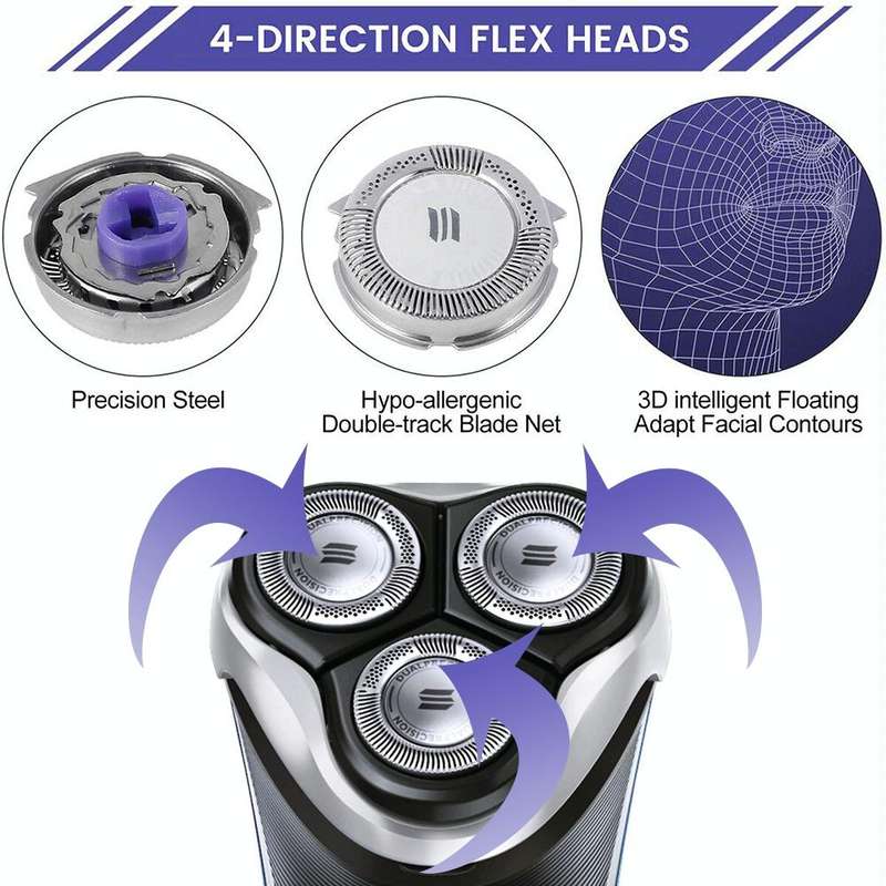 For Philips HQ8/HQ7180/HQ7140/HQ6090/HQ6075/PT860/870 Dual Shavers Head