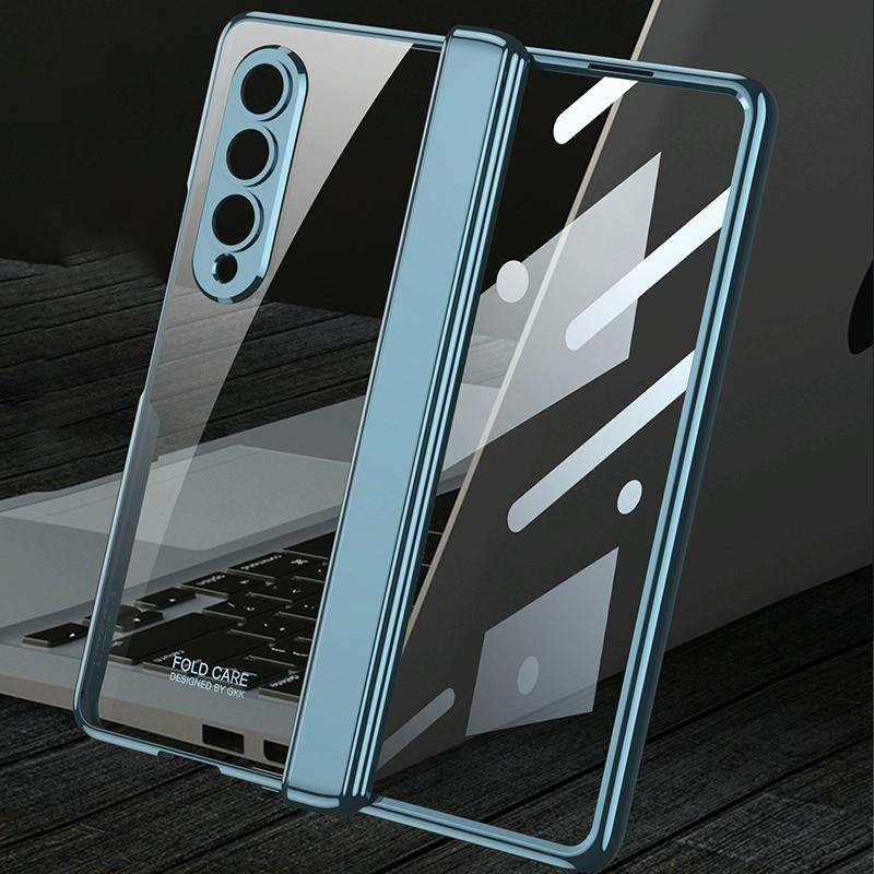 For Samsung Galaxy Z Fold4 GKK Magnetic Hinged Phantom Folding Phone Case(Black)
