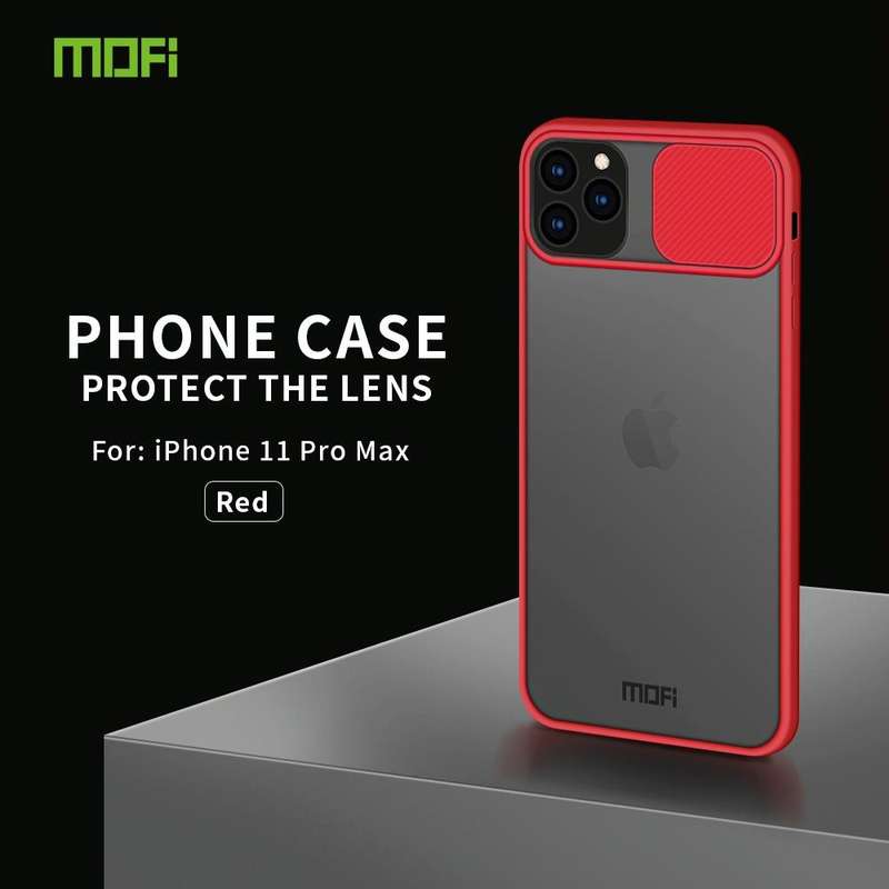 For iPhone 11 Pro Max MOFI Xing Dun Series Translucent Frosted PC + TPU Privacy Anti-glare Shockp...