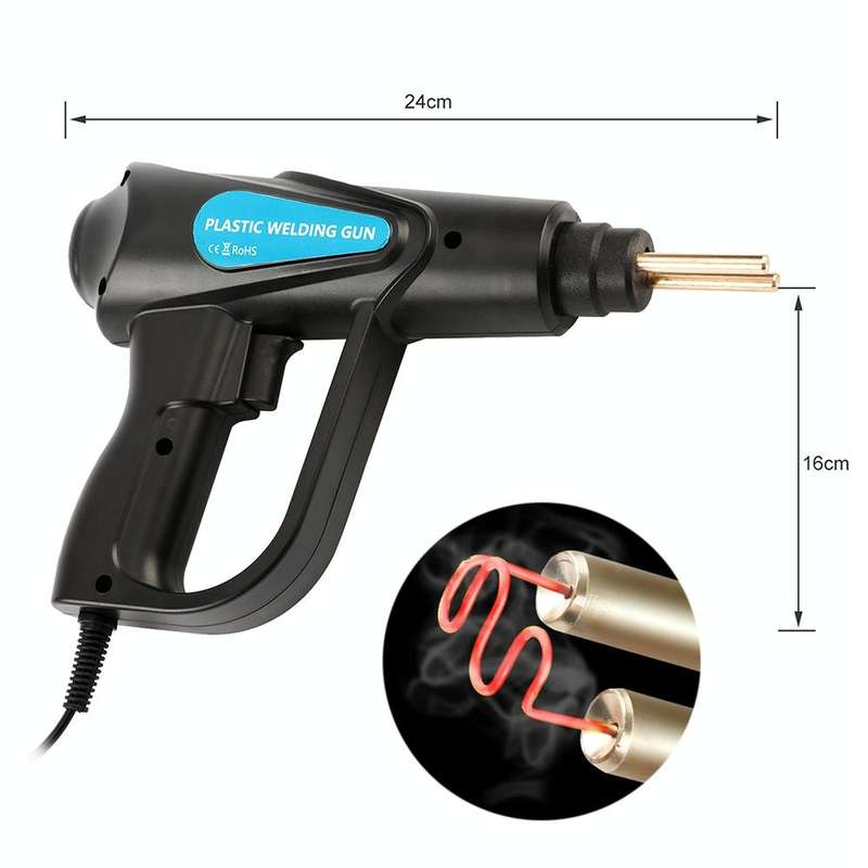 70W Hot Stapler Plastic Welding Machine Car Bumper Repair Kit Plier, US Plug