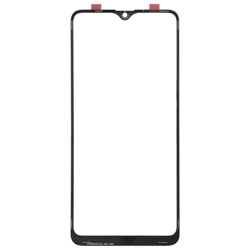 For Samsung Galaxy A20s 10pcs Front Screen Outer Glass Lens (Black)
