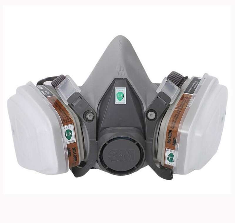 7 in 1 Suit Half Face Gas Mask Respirator Painting Spraying Dust Mask For 3 M 6200 N95 PM2.5 Gas ...