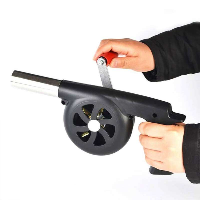 Household Barbecue Picnic Tool Manual Fan Air Blower Portable Lightweight Grill Campfire Durable ...