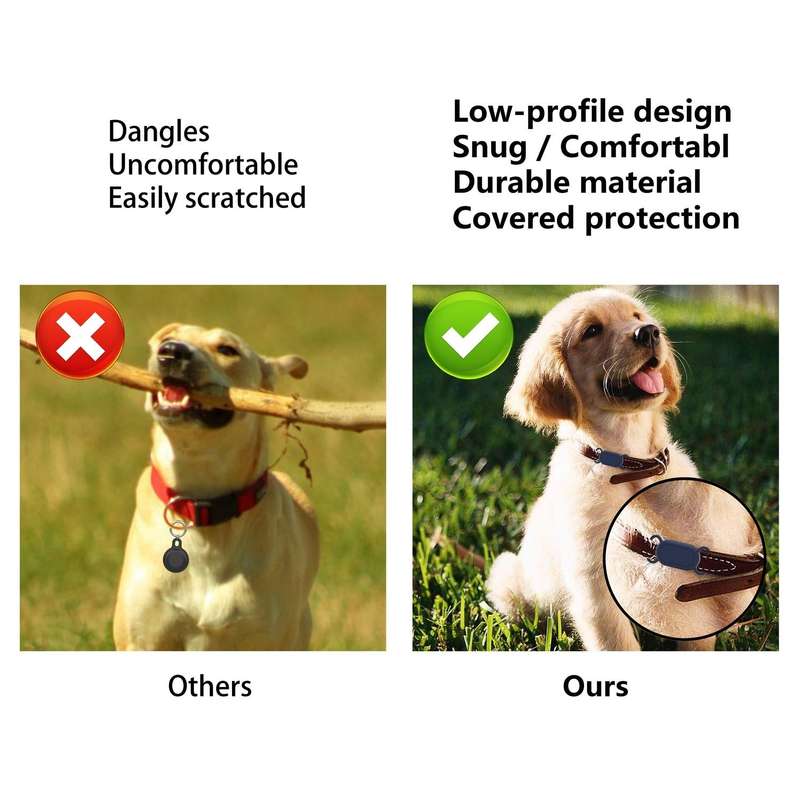 For Samsung Galaxy SmartTag 2 Pet Silicone Life Waterproof Protective Case(Black)