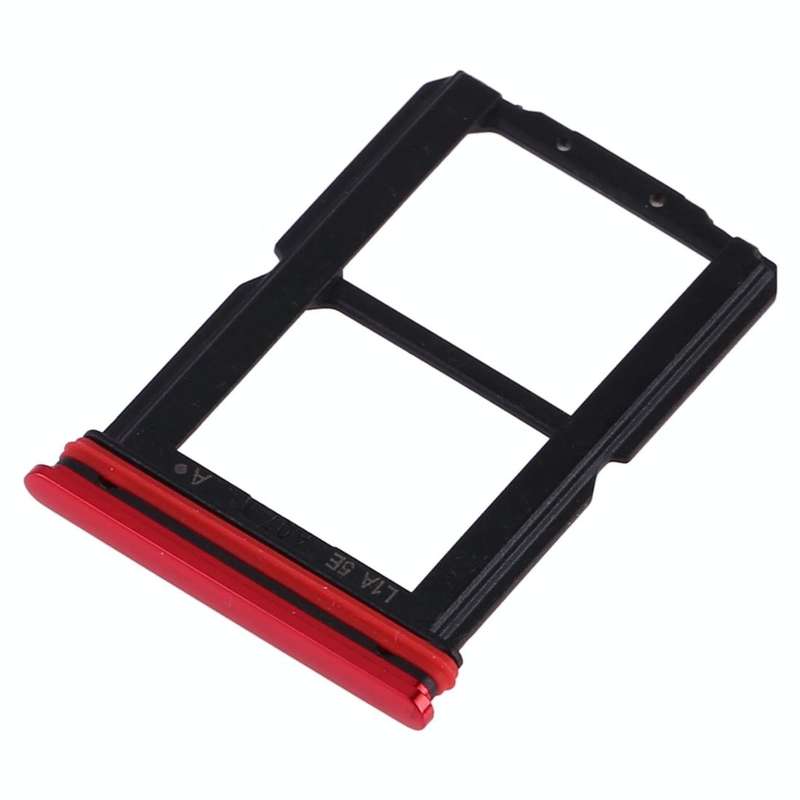 For OnePlus 7 SIM Card Tray + SIM Card Tray (Red)