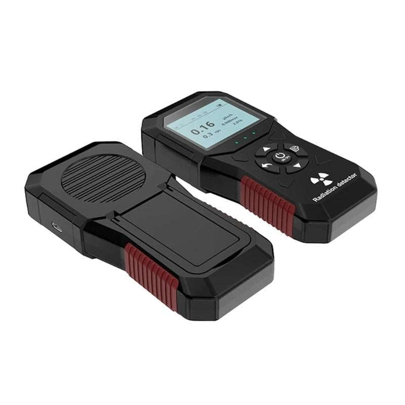 FY803 X-Ray Radiation Meter Alpha Beta Gamma Humidity Nuclear Radiation Detector Rechargeable Rea...
