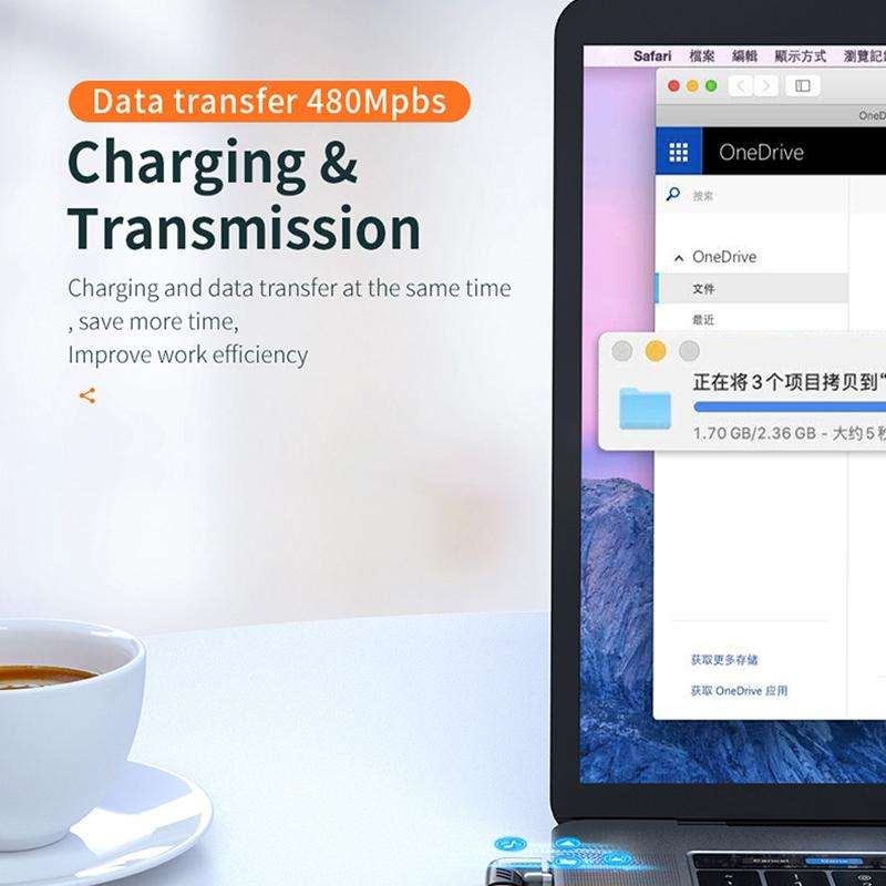 X20 100W PD USB-C / Type-C Female to USB-C / Type-C Elbow Magnetic Charging Adapter(Tarnish)