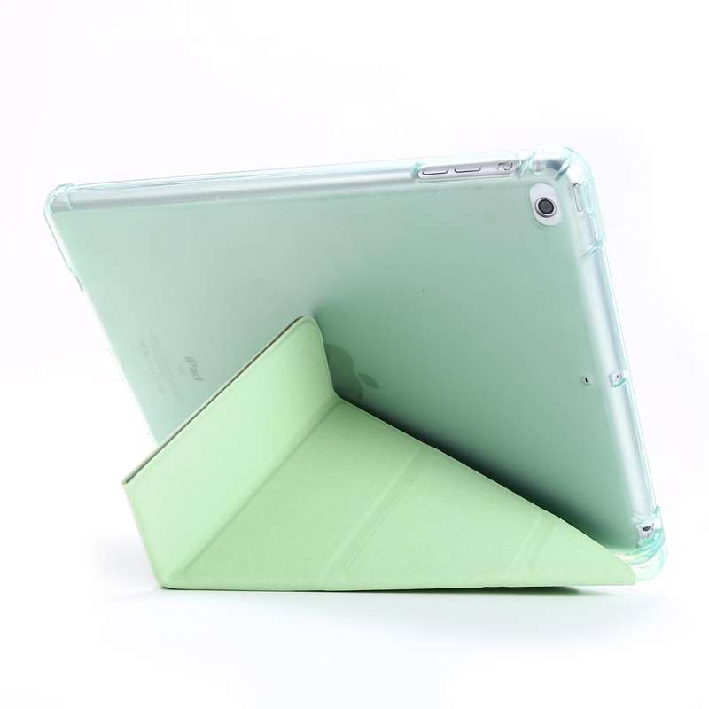 For iPad 9.7 (2018) & (2017) Airbag Deformation Horizontal Flip Leather Case with Holder & Pen Ho...