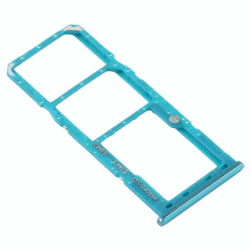 For Samsung Galaxy A50s SM-A507 SIM Card Tray + SIM Card Tray + Micro SD Card Tray (Green)