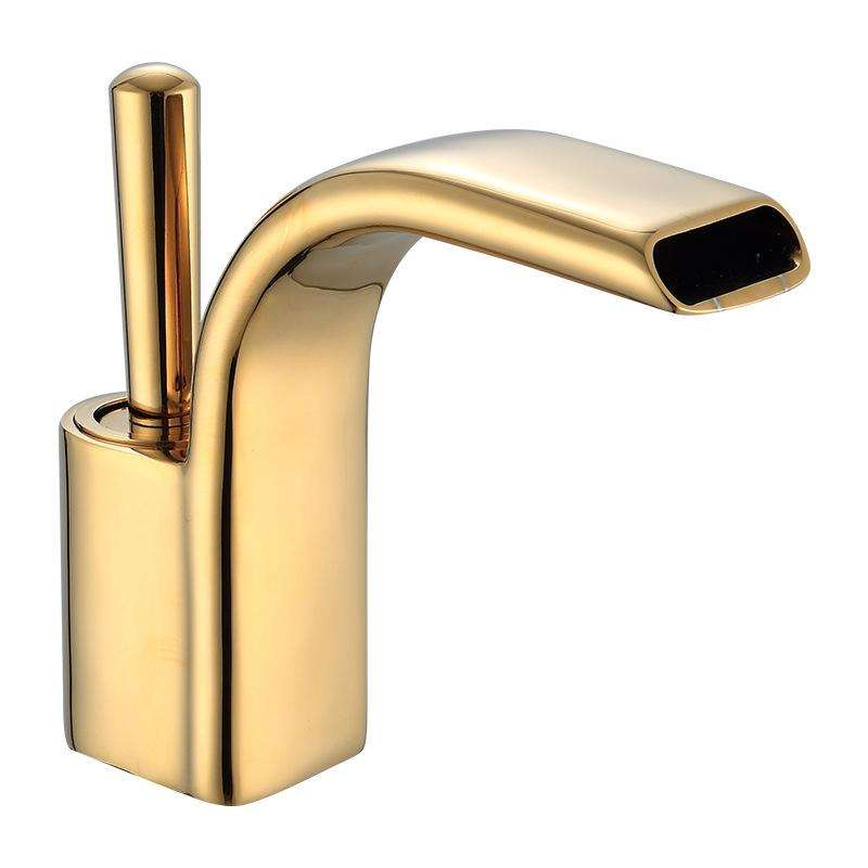 Bathroom All Copper Basin Hot And Cold Water Faucet, Specification: Gold