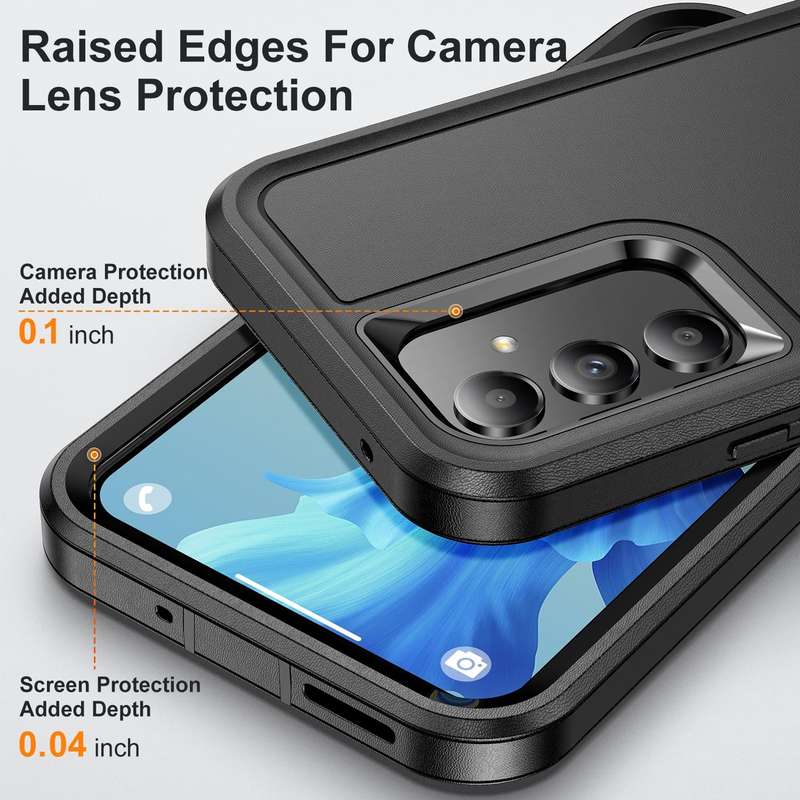 For Samsung Galaxy A54 Life Waterproof Rugged Phone Case(Black)