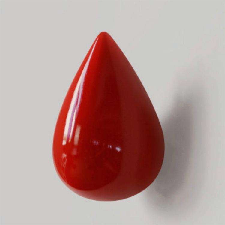 Creative Water Droplets Wall Hooks Home Decoration Resin Mural 3D Coat Hook Single Hooks Wall Han...