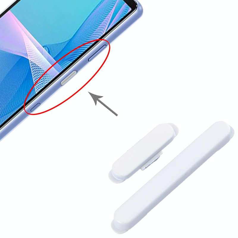 For Sony Xperia 10 IV Original Power Button and Volume Control Button (White)