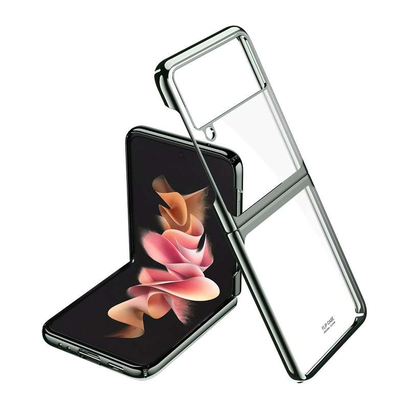 For Samsung Galaxy Z Flip3 5G Symphony Plating PC Shockproof Protective Case(Green)