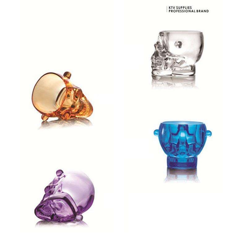 1.5L Acrylic Bar Skull Shape Ice Bucket(Transparent)