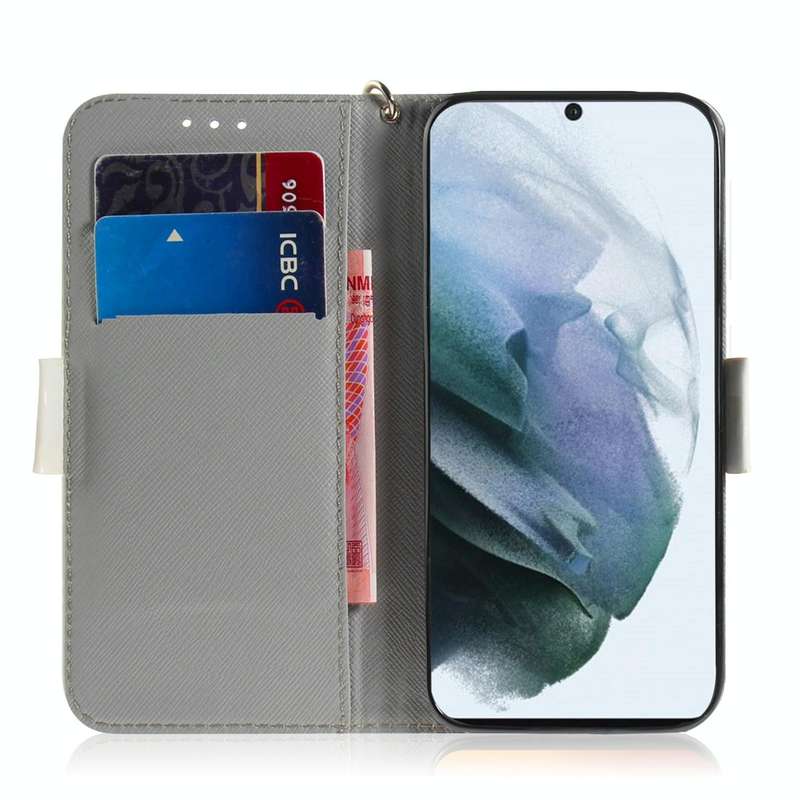 For Samsung Galaxy S21 FE 3D Colored Drawing Horizontal Flip Leather Case with Holder & Card Slot...