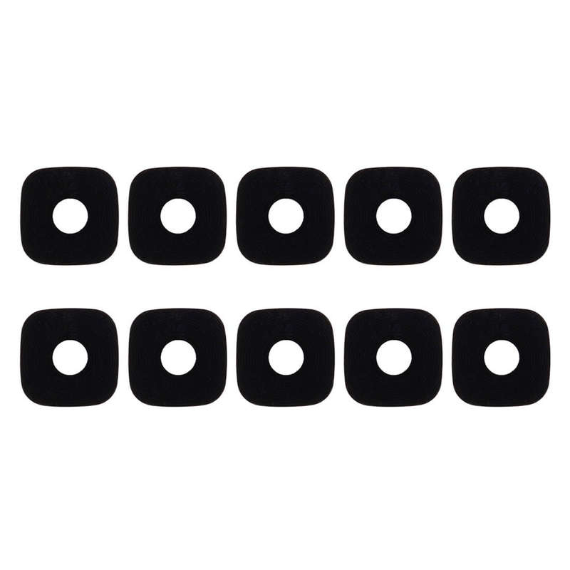For Galaxy C9 Pro / C9000 10pcs Back Camera Lens(Black)
