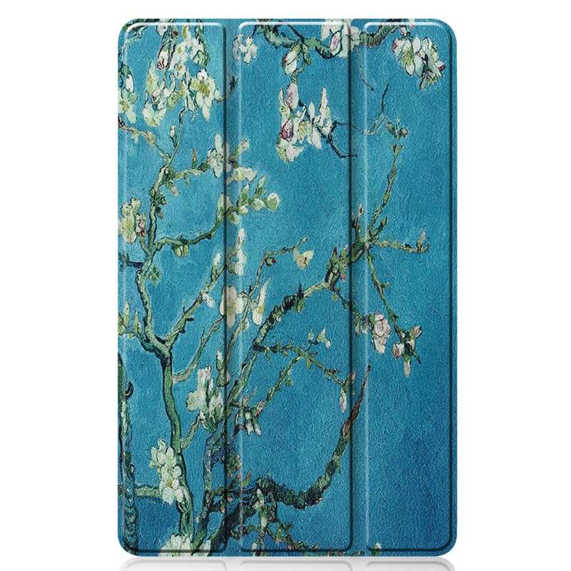 For Samsung Galaxy Tab S6 Lite P610 10.4 inch Colored Drawing Horizontal Flip Leather Case, with ...