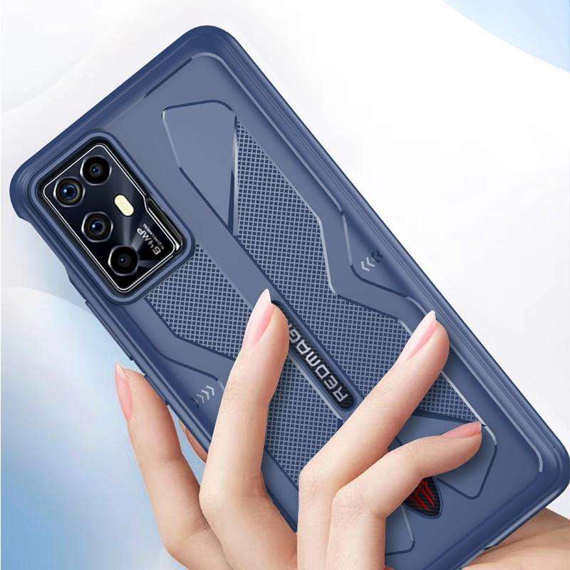 For ZTE nubia Red Magic 6R TPU Cooling Gaming Phone All-inclusive Shockproof Case(Grey)