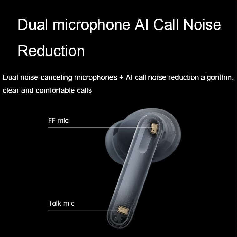 OPPO Enco Air2 Pro Wireless In-Ear Active Noise Reduction Music Gaming Bluetooth Earphones(Grey)