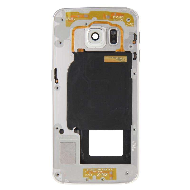 For Galaxy S6 Edge / G925 Full Housing Cover (Front Housing LCD Frame Bezel Plate + Back Plate Ho...