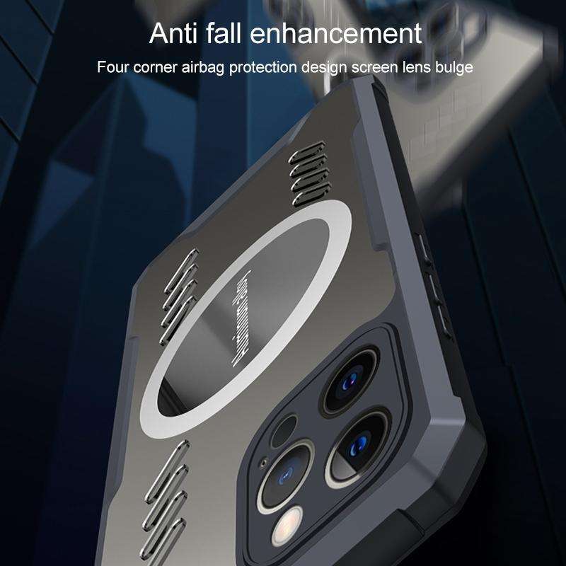 For iPhone 14 Pro Max Gaming Cooling Phone Case(Black)