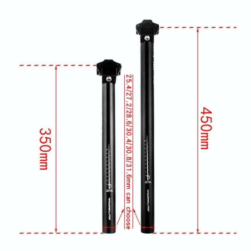 FMFXTR Mountain Bike Seat Post Bicycle Aluminum Alloy Sitting Tube, Specification: 31.6x450mm