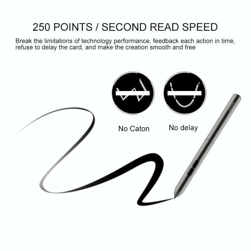 VEIKK A30 10x6 inch 5080 LPI Smart Touch Electronic Graphic Tablet, with Type-c Interface