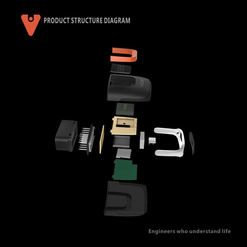 Viecar VP004 Car Mini OBD + USB / Type-C Interface Fault Detector V1.5 WiFi Diagnostic Tool