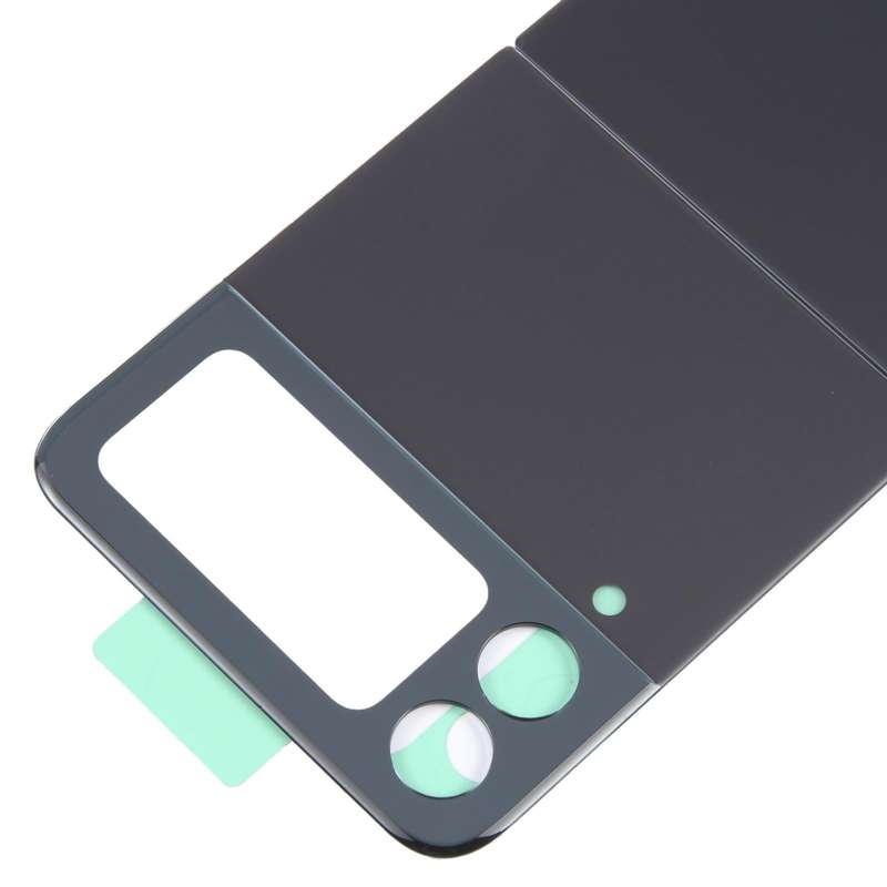 For Samsung Galaxy Z Flip4 SM-F721B Battery Back Cover with Camera Lens Cover(Black)