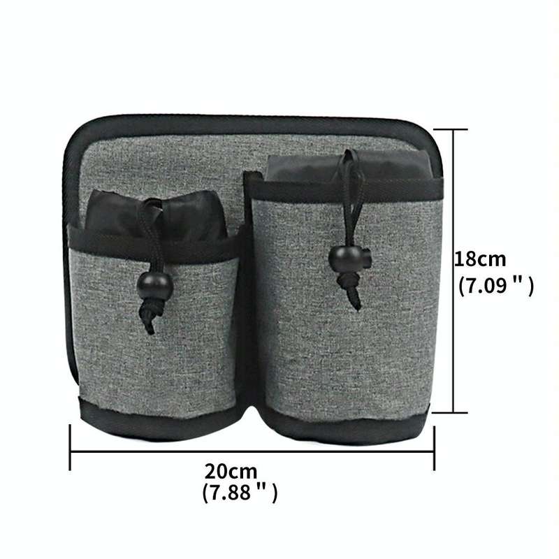 Luggage Travel Cup Holder Travel Beverage Storage Rack(Gray)