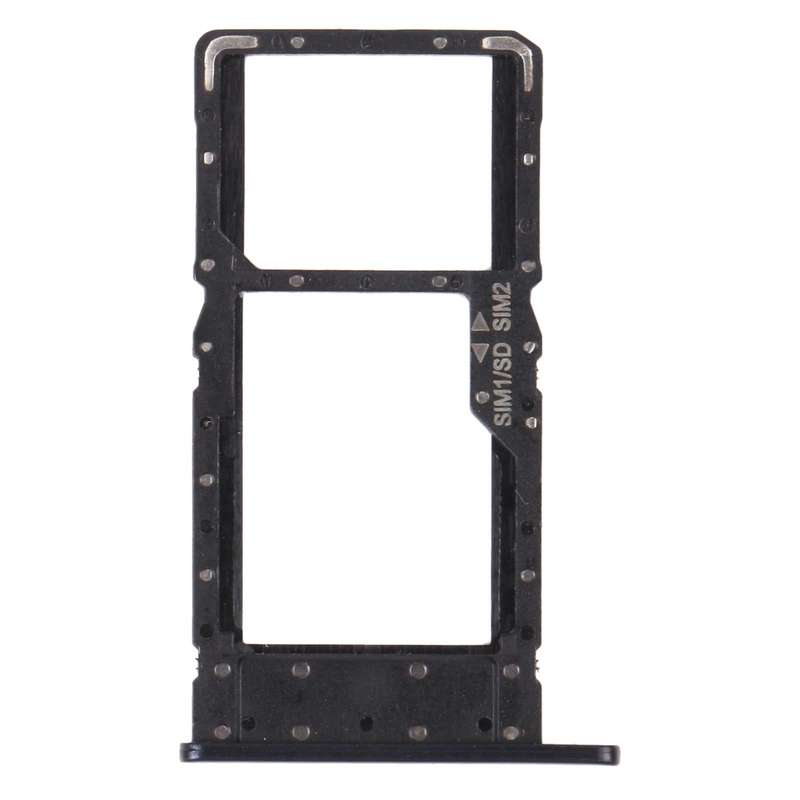 SIM Card Tray + SIM Card Tray / Micro SD Card Tray for Huawei Maimang 9 (Black)
