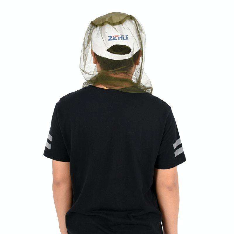 Anti-mosquito Bee Insect Net Hat Head Face Protection Net Cover Travel Camping Protector