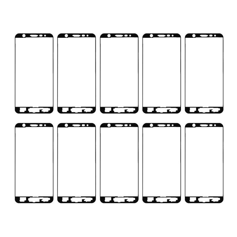 For Galaxy J7 Prime / G610 10pcs Front Housing Adhesive