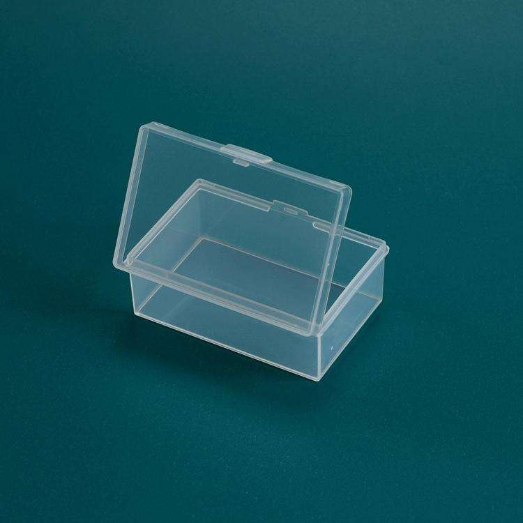 20 PCS Rectangular Transparent Storage Box Plastic Universal Packaging Box With Cover Parts Acces...