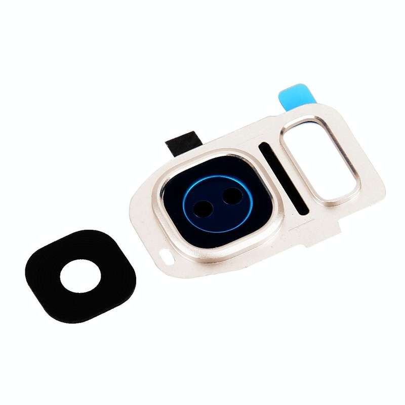 For Galaxy S7 Edge / G935 10pcs Camera Lens Covers (Gold)