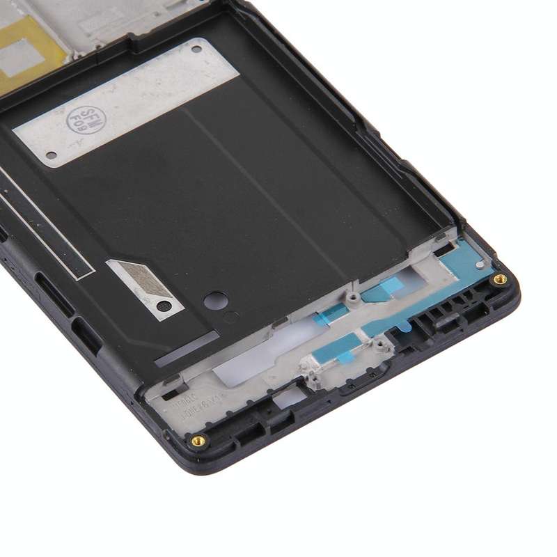 For Xiaomi Mi 4c Front Housing LCD Frame Bezel(Black)