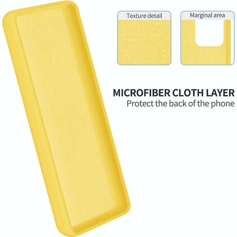 For Tecno Spark 10 4G / 10C 4G Pure Color Liquid Silicone Shockproof Phone Case(Yellow)