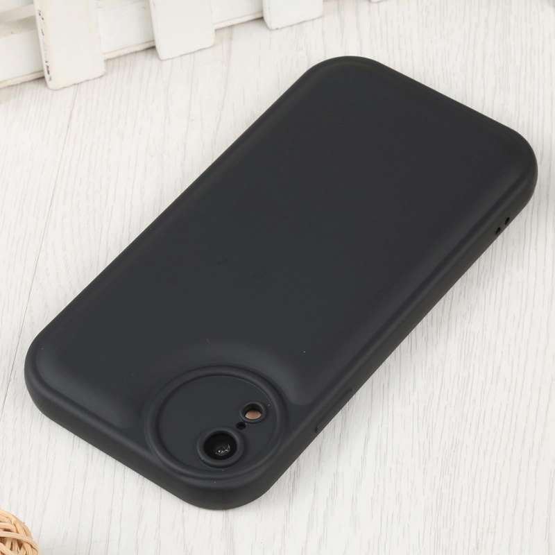 For iPhone XR Liquid Airbag Decompression Phone Case(Black)