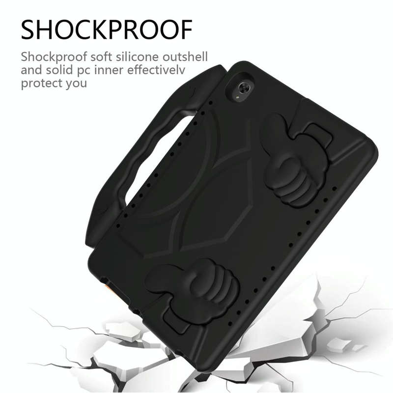 For Huawei MediaPad M5 10.8 inch EVA Children Falling Proof Flat Protective Shell With Thumb Brac...
