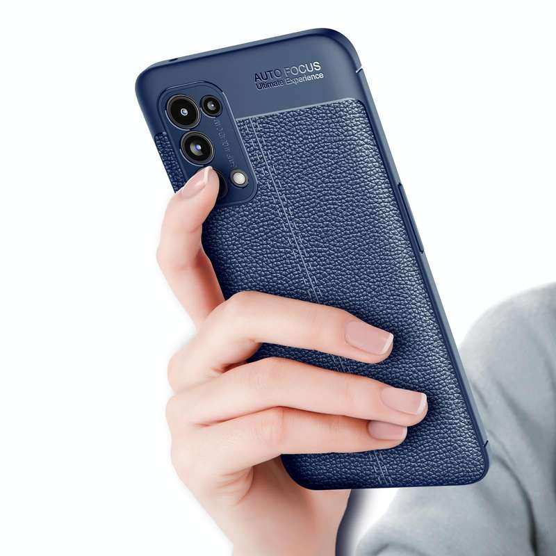 For OPPO Reno5 Pro 5G Litchi Texture TPU Shockproof Case(Black)