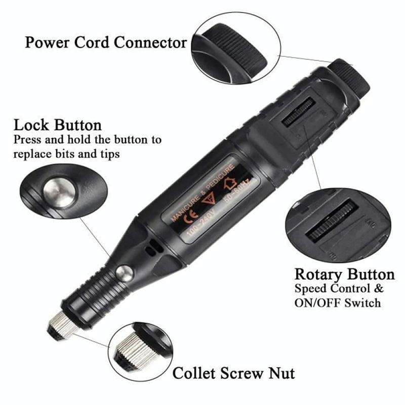 70pcs/set Mini Electric Speed Adjustable Engraving Pen Micro Electric Drill(EU Plug)