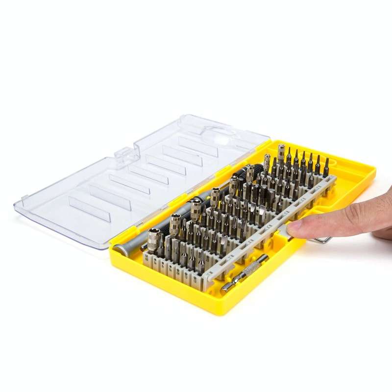 60 in 1 S2 Tool Steel Precision Screwdriver Nutdriver Bit Repair Tools Kit(Green)