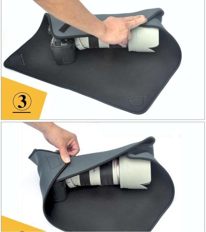 Shockproof Neoprene Bag Magic Wrap Blanket for Canon / Nikon / Sony Camera Lens, Size: 45 x 45cm