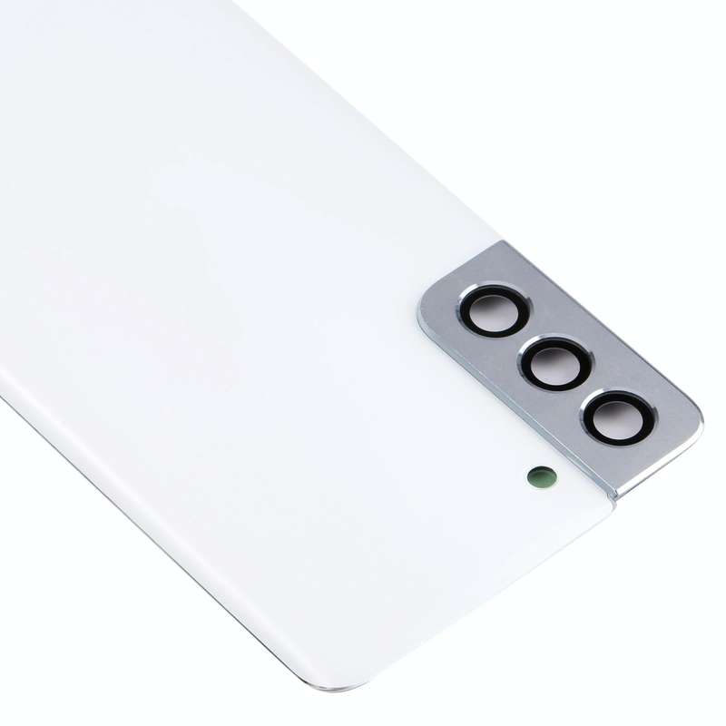 For Samsung Galaxy S21+ 5G Battery Back Cover with Camera Lens Cover (White)