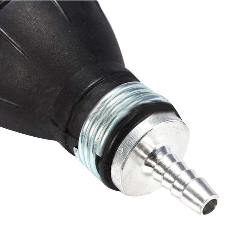 Universal Car Boat Motor Motorcycle Gasoline Pump Spherical Rubber Manual Fuel Pump, Size:12mm(Bl...